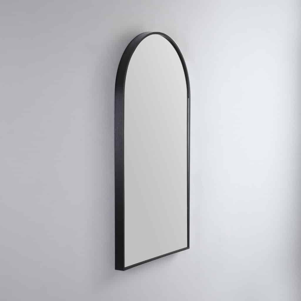Modern Arch Mirror - Manhattan Black, 510 x 910