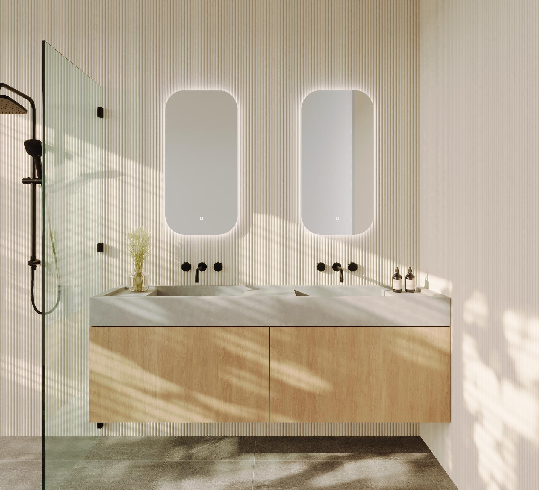 I-Series Soft Rectangle LED mirror - Image 2