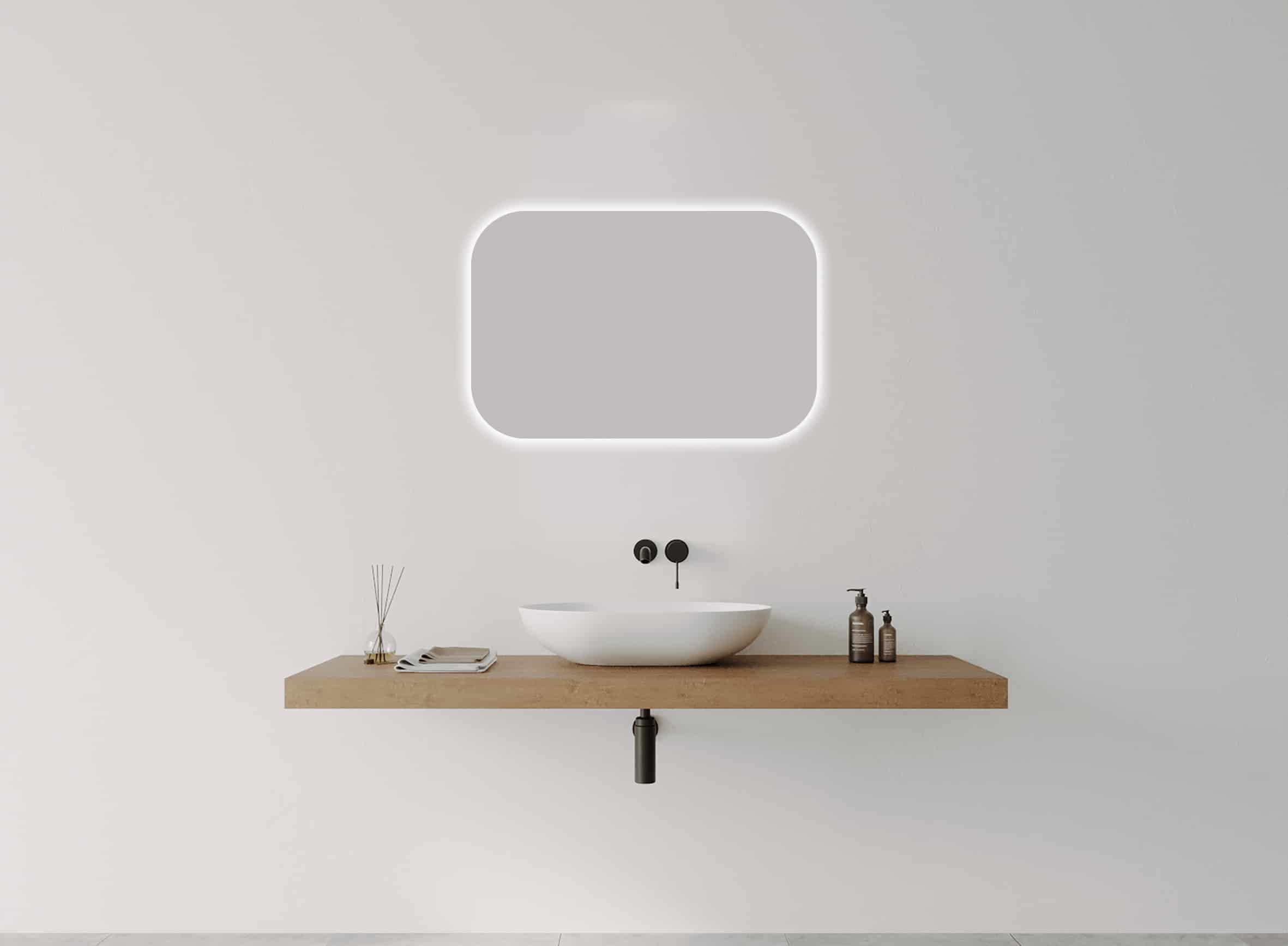 I-Series Soft Rectangle LED mirror - Image 4