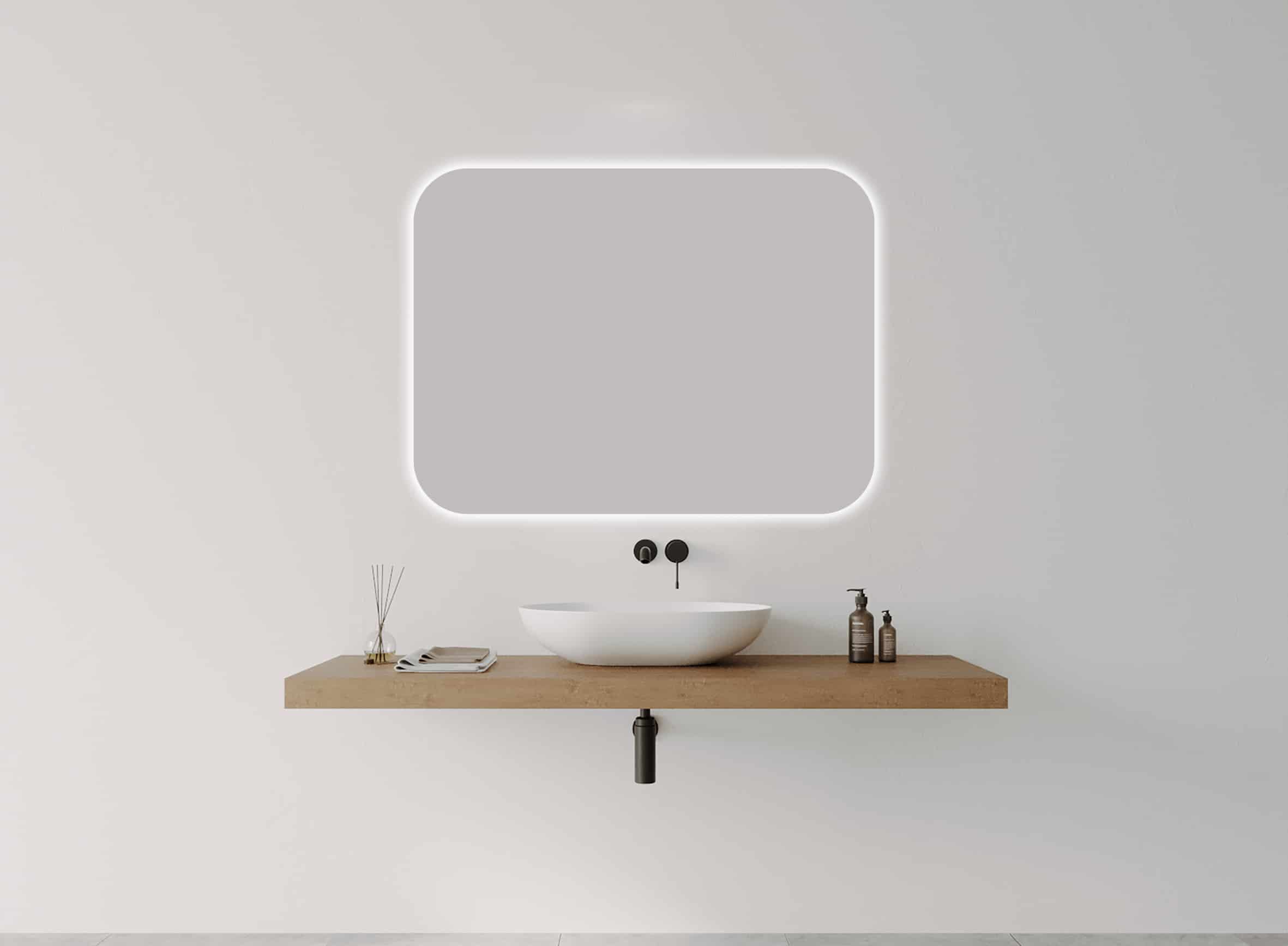 I-Series Soft Rectangle LED mirror - Image 6