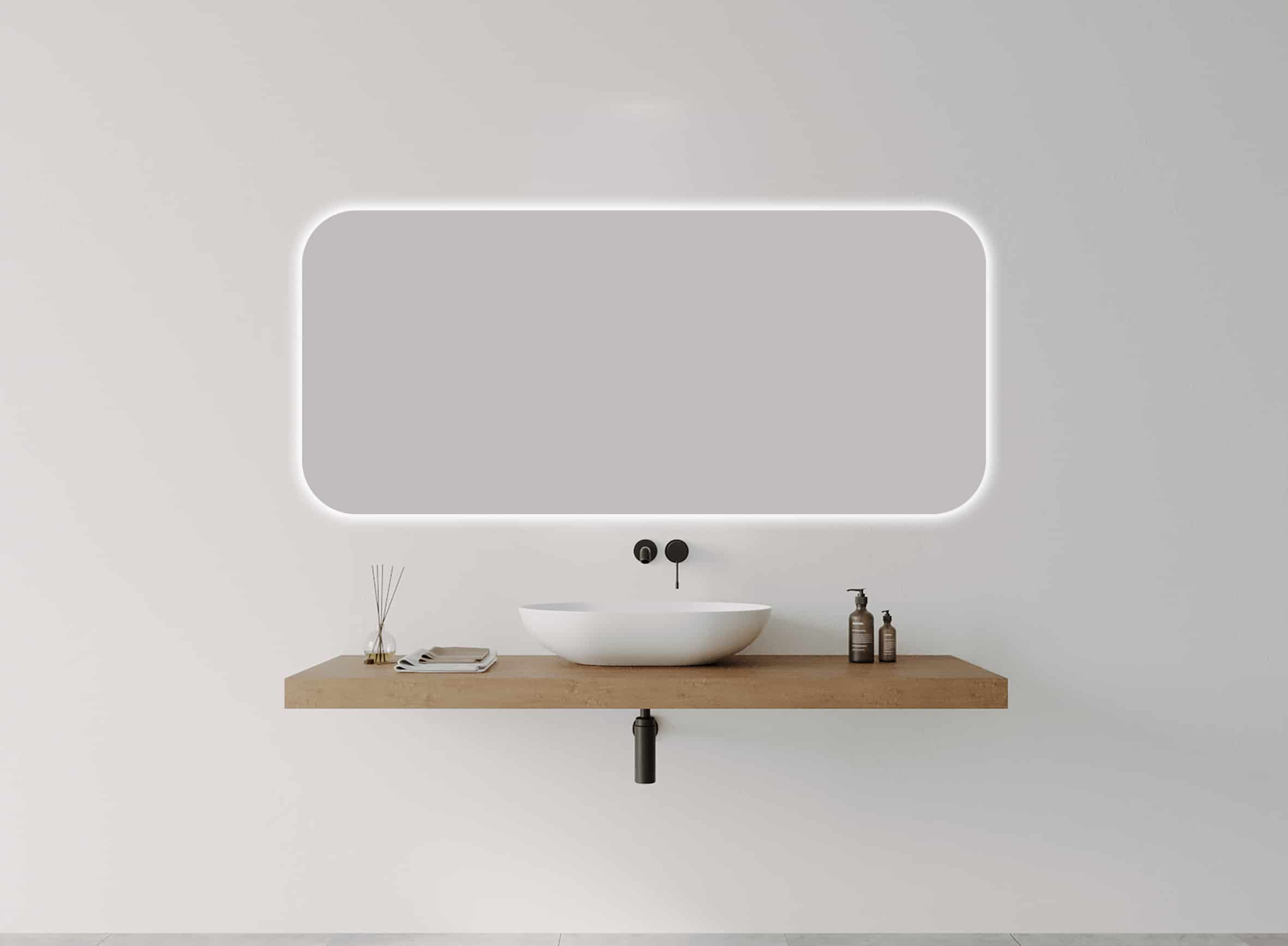 I-Series Soft Rectangle LED mirror - Image 7