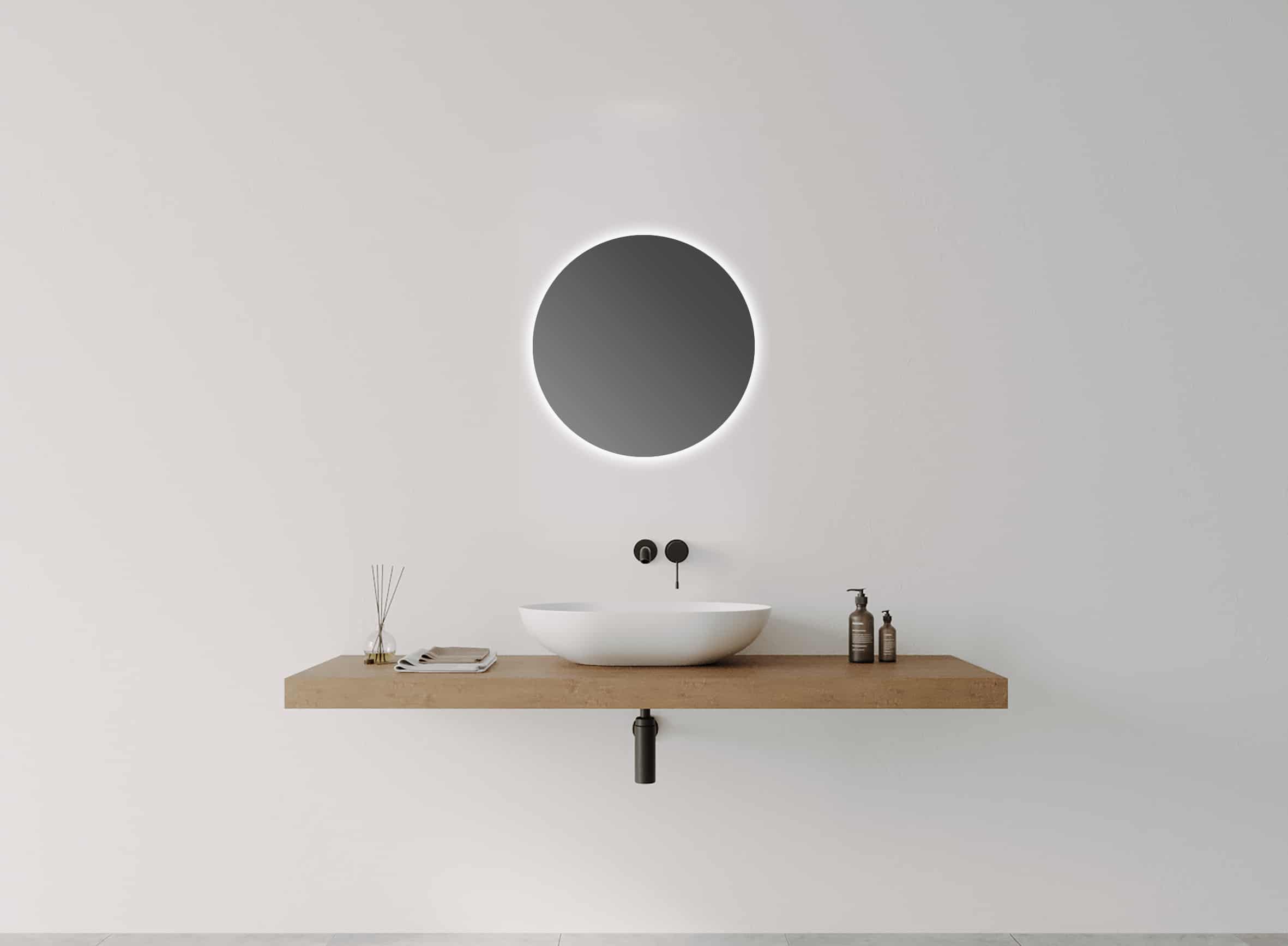 Coloured Glass S-SERIES Round LED MIRROR - Image 3
