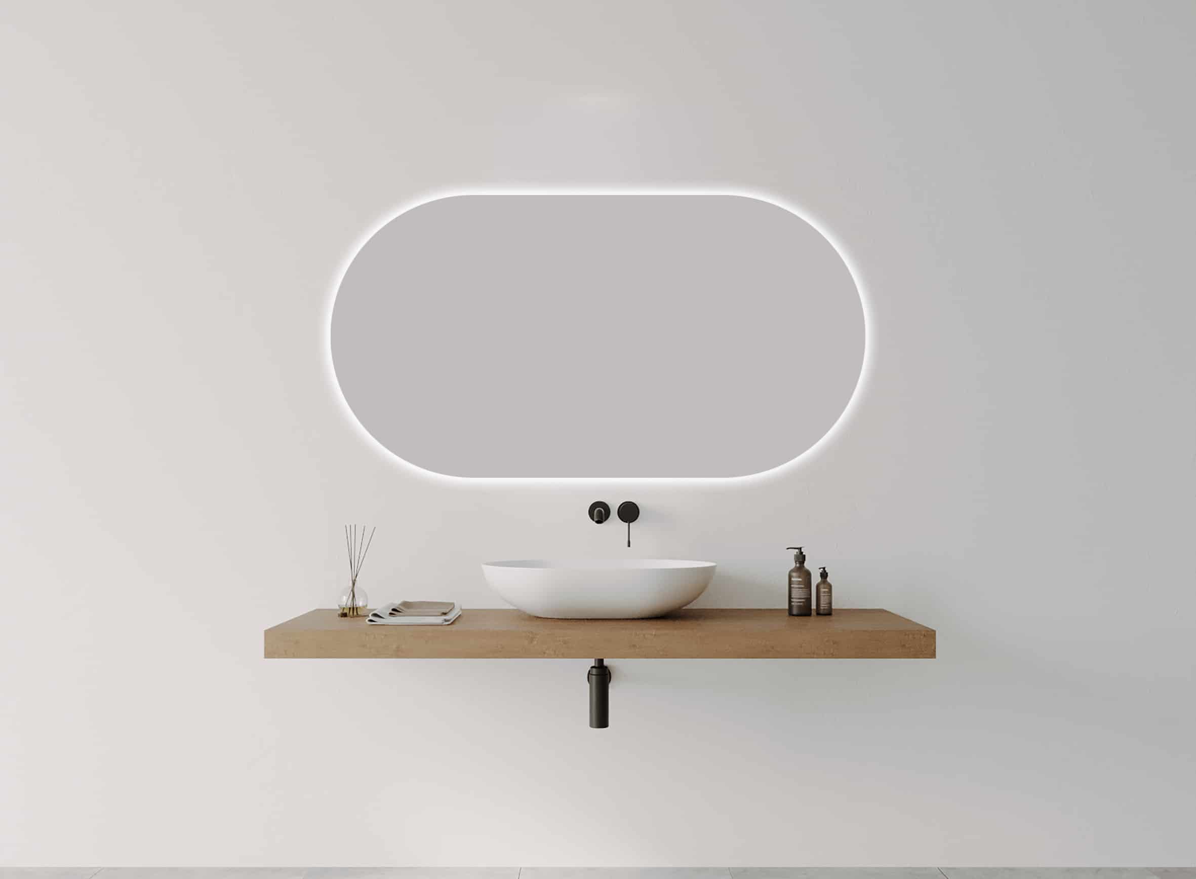O-SERIES Landscape Oval LED Mirror - Image 5