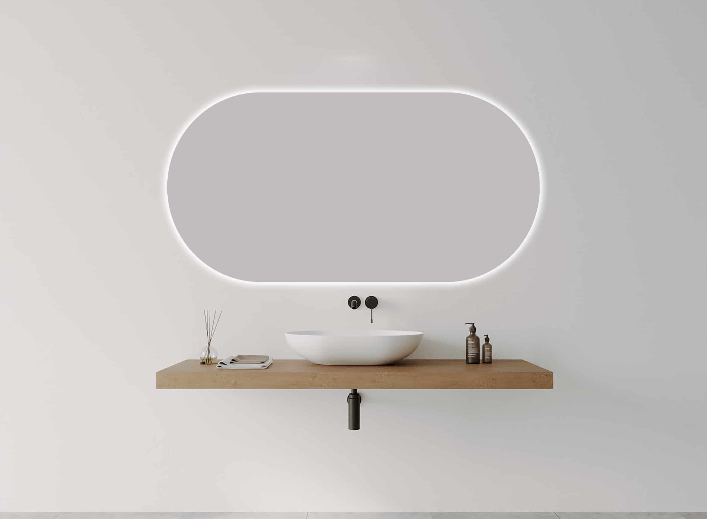 O-SERIES Landscape Oval LED Mirror - Image 6