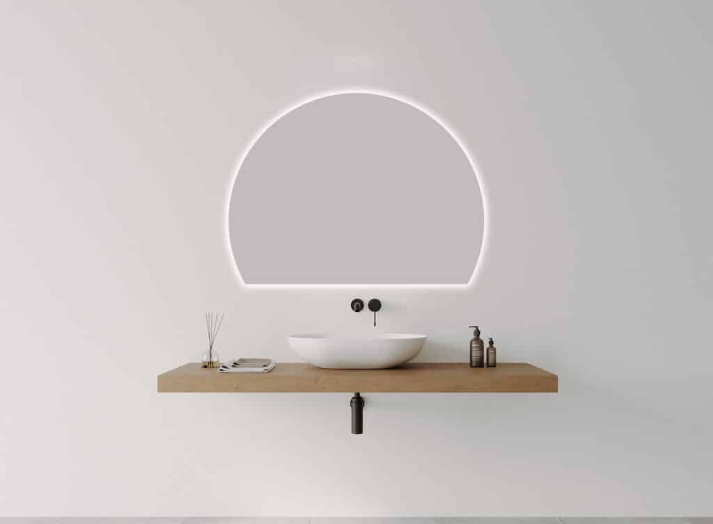 LUNA ARCH LED MIRROR - Frameless, 1200 x 900